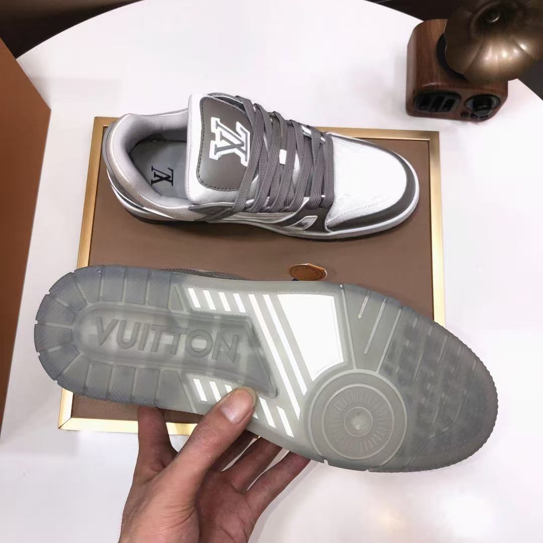 LV trainer gray and white