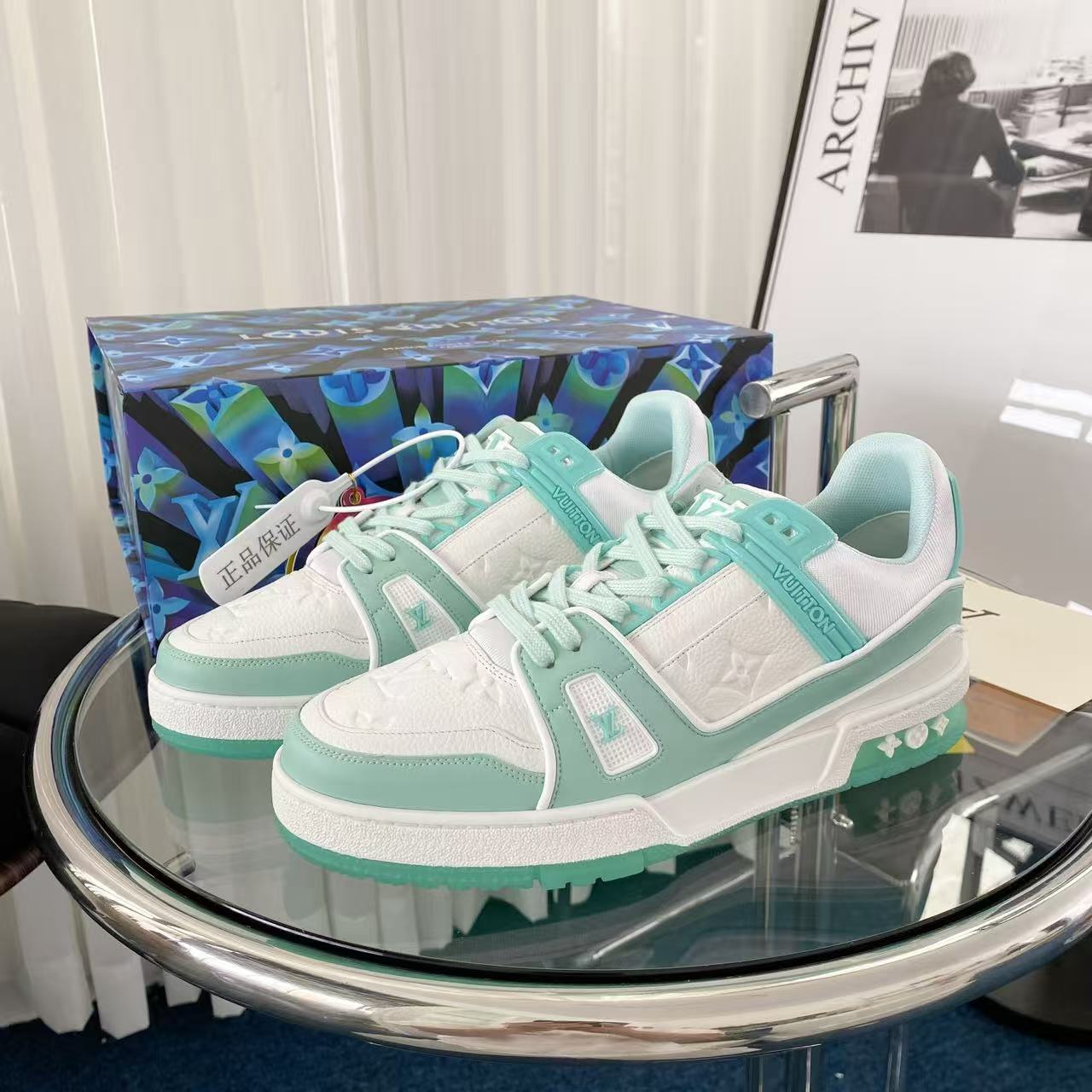 LV trainer Teal White'