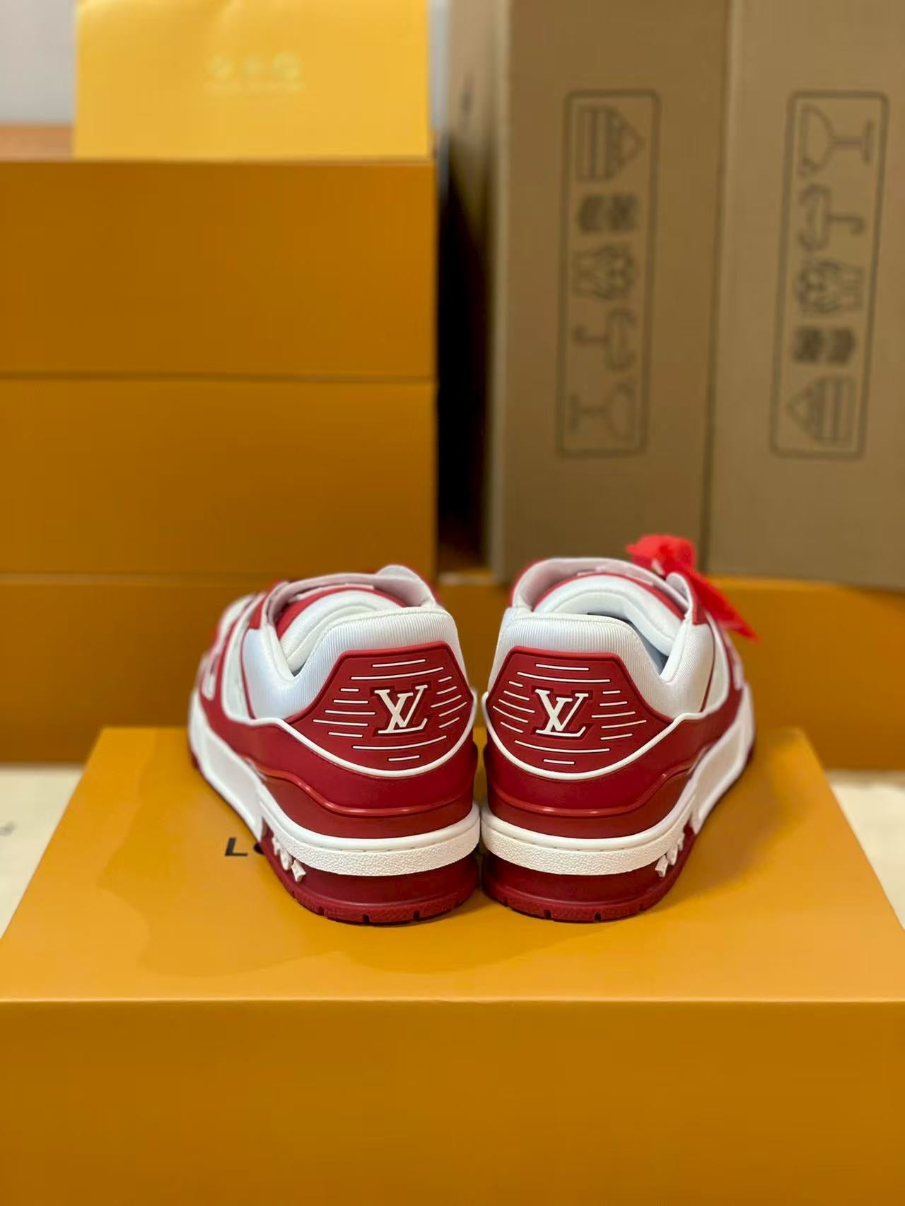 LV trainer red and white charity edition
