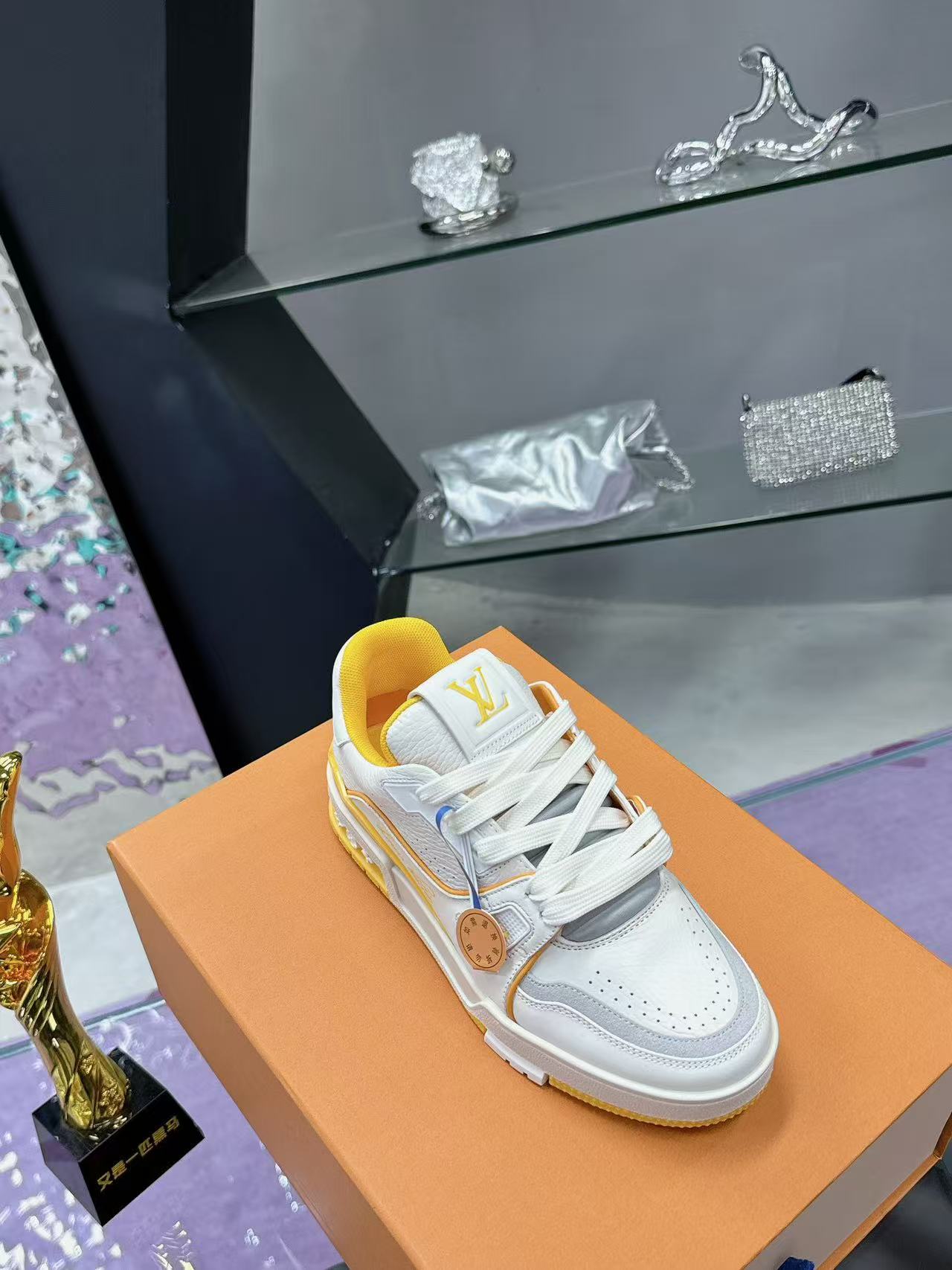 LV trainer #54 Signature  yellow and white
