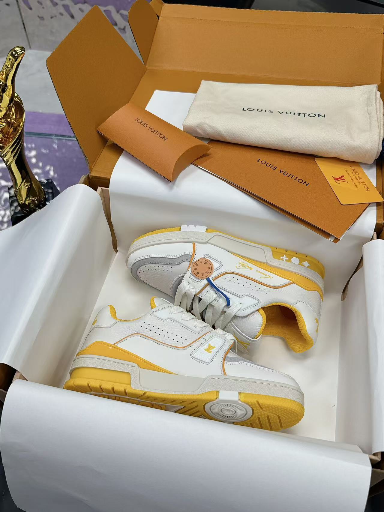 LV trainer #54 Signature  yellow and white