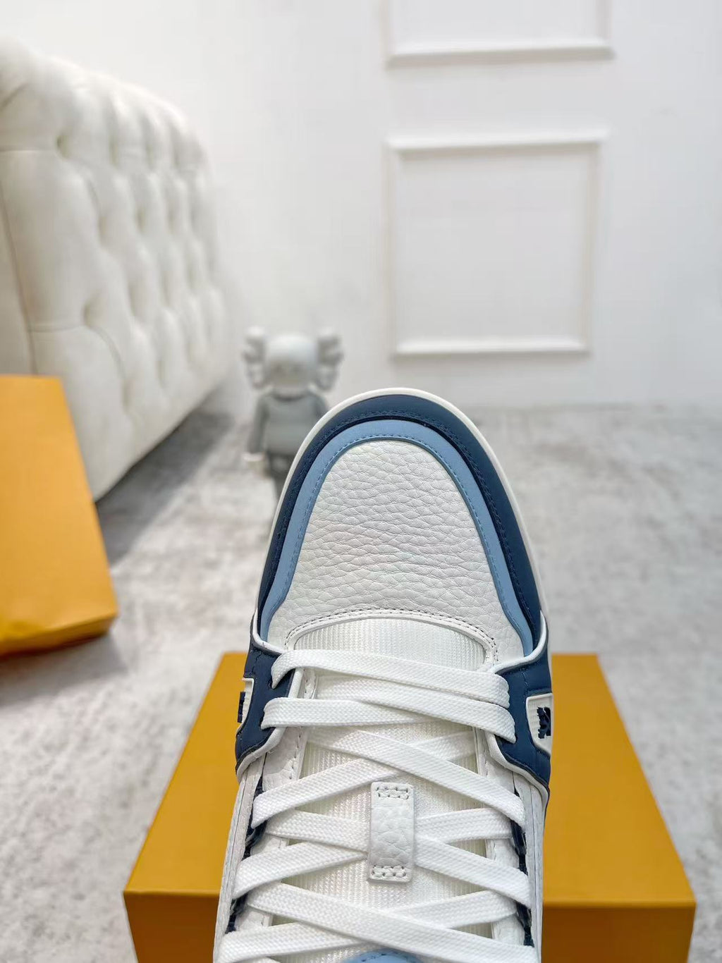 LV trainer light blue and white