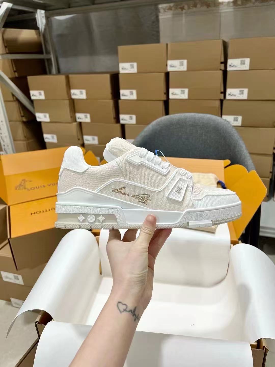 LV Trainer Low 'Denim'
