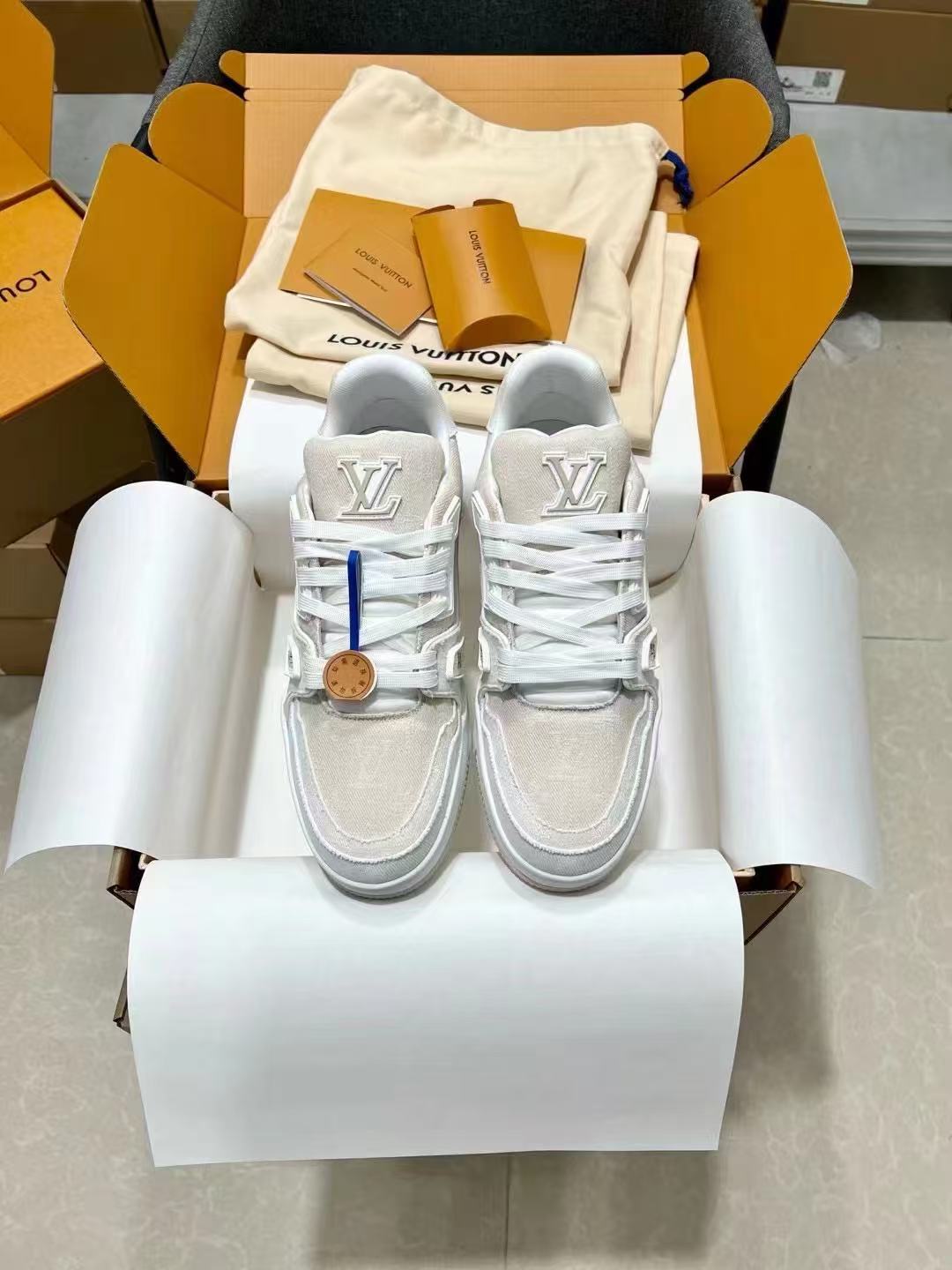 LV Trainer Low 'Denim'