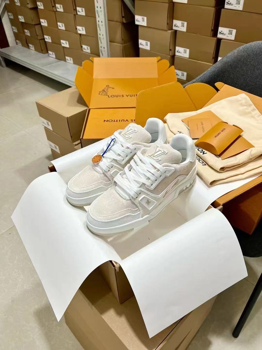 LV Trainer Low 'Denim'