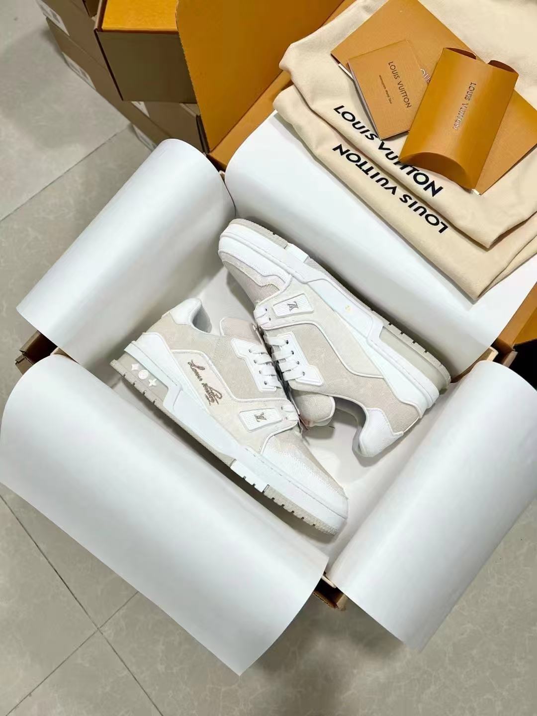 LV Trainer Low 'Denim'