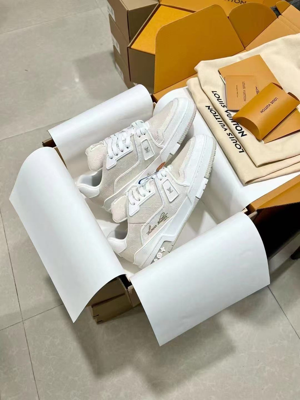 LV Trainer Low 'Denim'