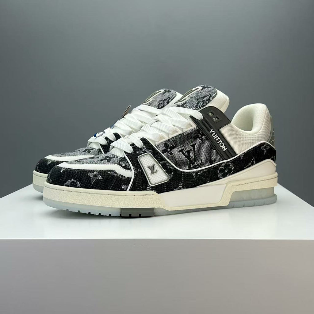 LV trainer grey  crystal sole