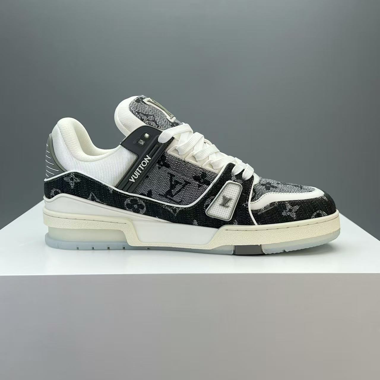 LV trainer grey  crystal sole