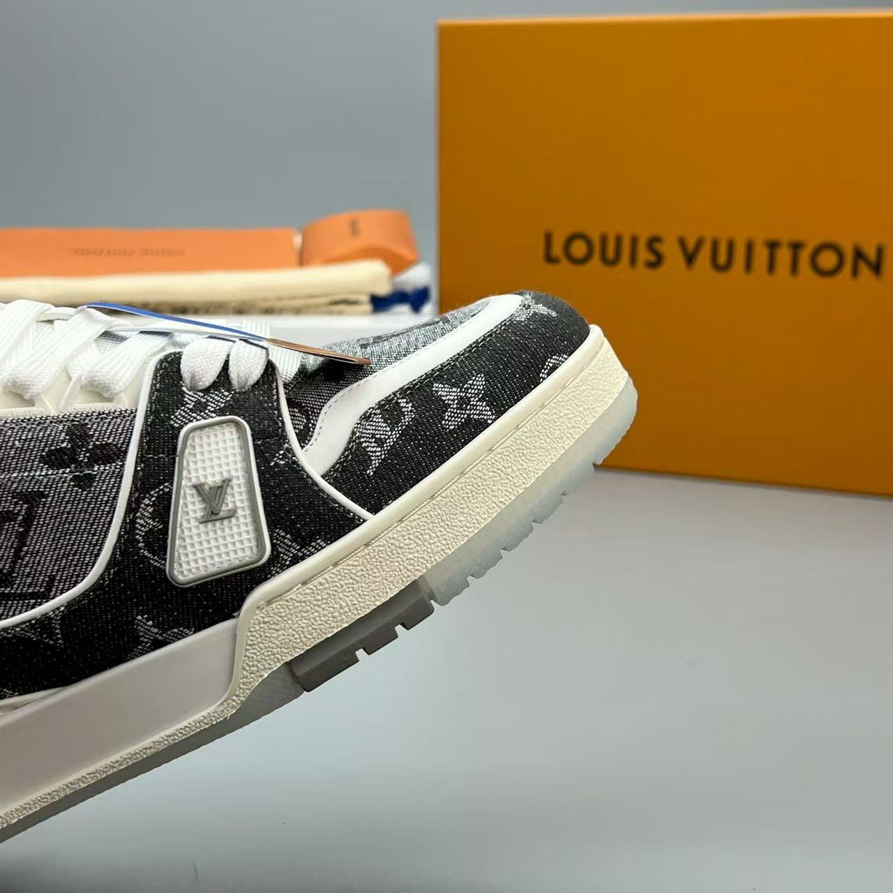 LV trainer grey  crystal sole