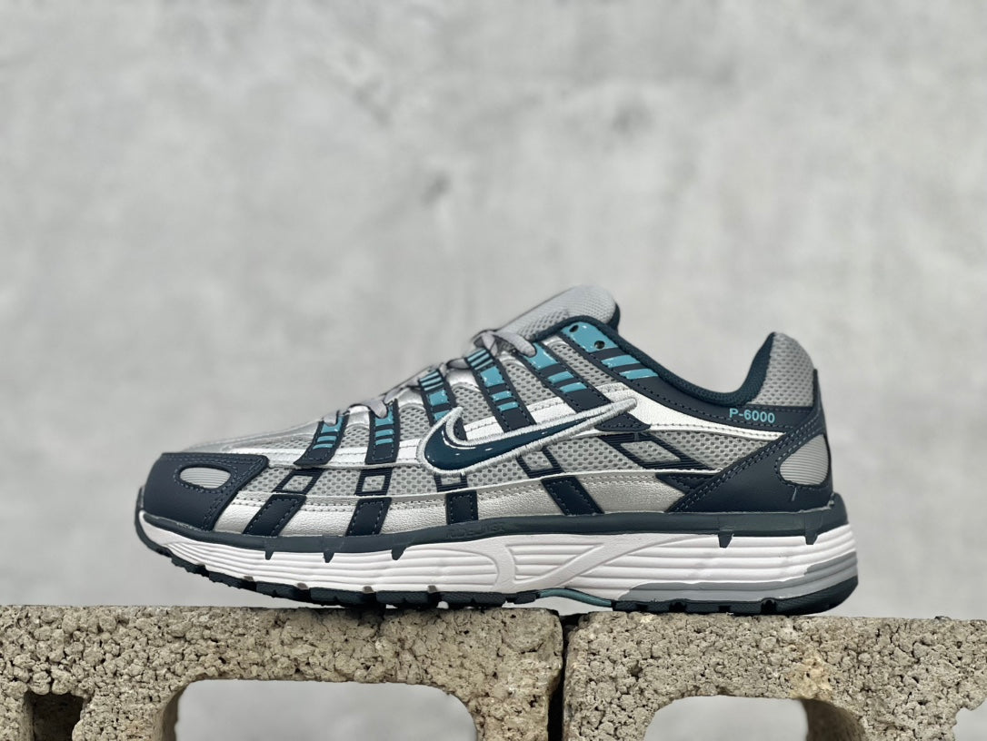 Nike P-6000 Armory Navy Flat Silver