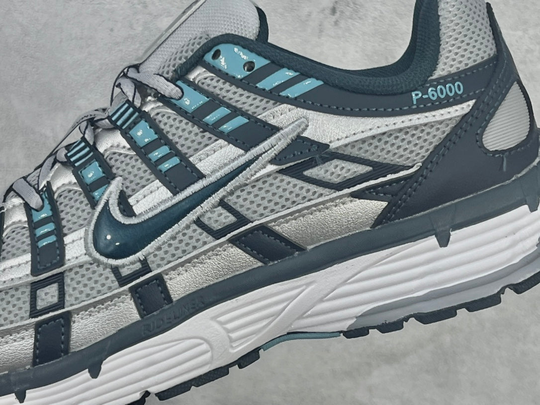 Nike P-6000 Armory Navy Flat Silver