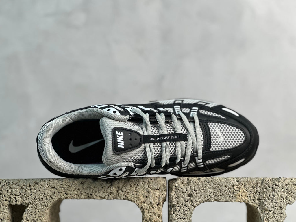 Nike P-6000 Black Patent Leather Swoosh