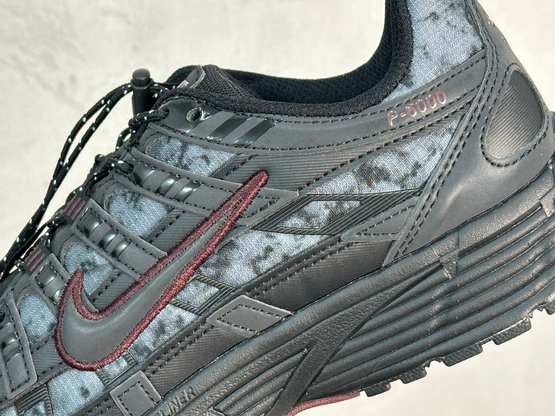 Nike P-6000 Black Burgundy Crush