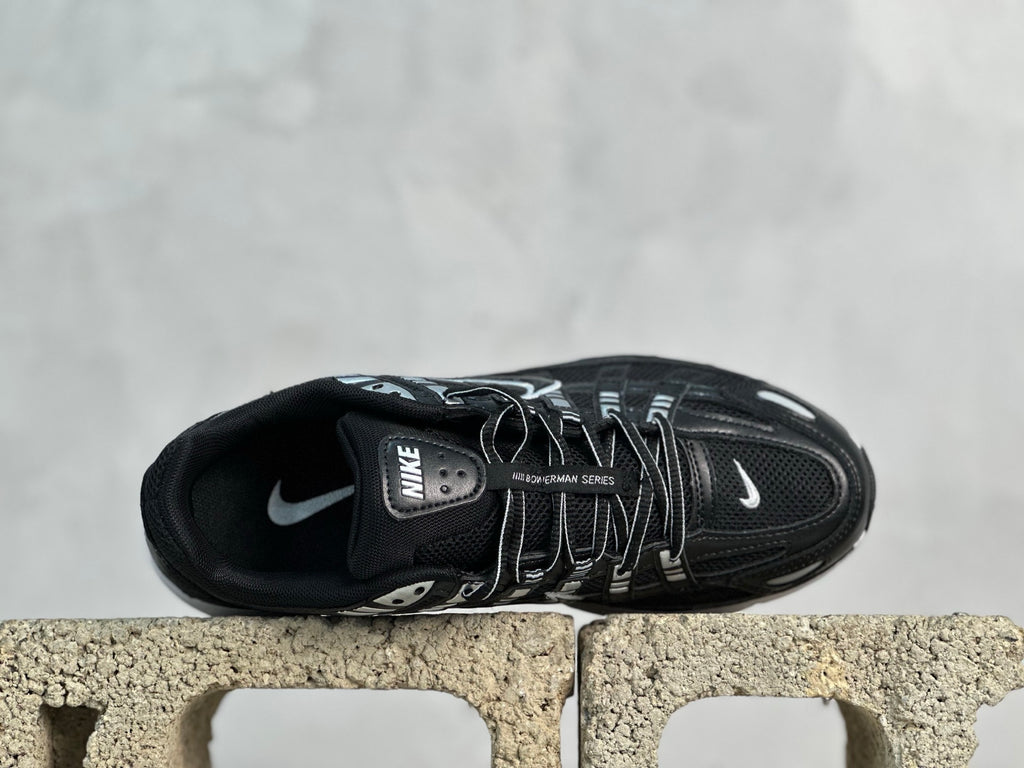 Nike P-6000 Black White etallic Silver