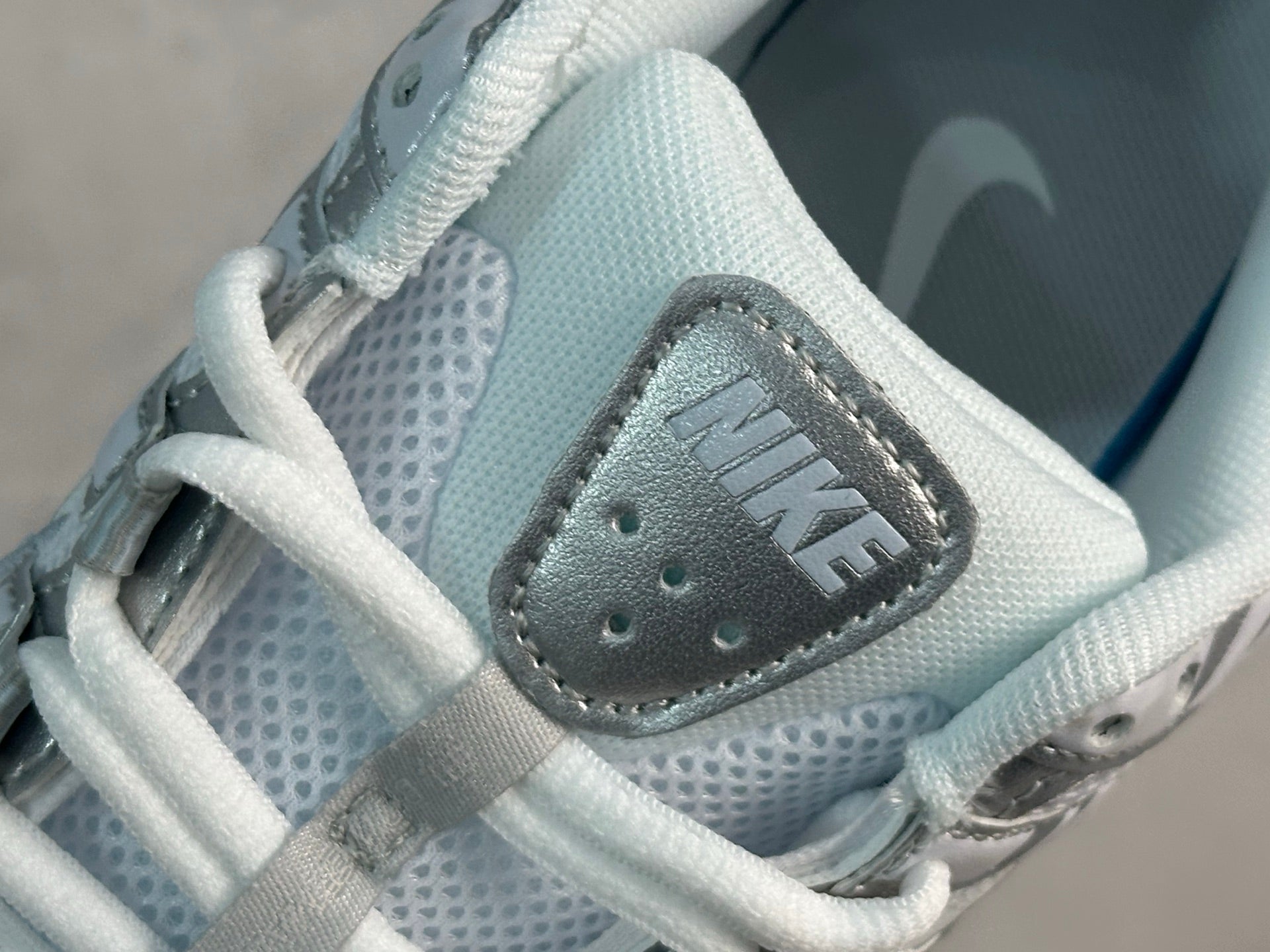 Nike P-6000 White Blue Tint Sail Metallic Silver